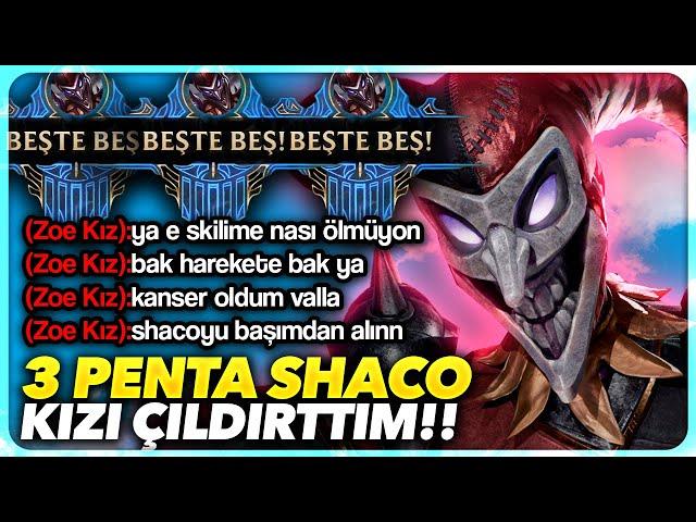 61 KİLL 3 PENTA SHACO !! KIZ ÇILDIRDI OYUN OYNATMADIM !! | Ogün Demirci