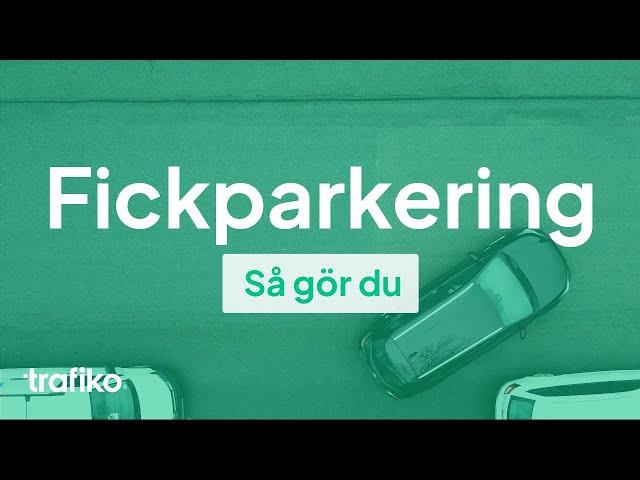 Parkering: Hur du Fickparkerar (framåt & bakåt)