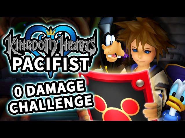 Can You Beat Kingdom Hearts WITHOUT DOING DAMAGE? Pacifist Challenge Run for Kingdom Hearts