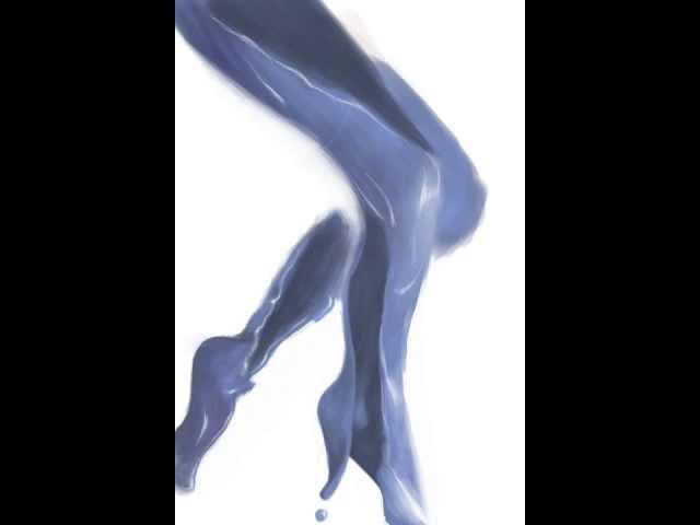 Legs made of paint (speed painting)