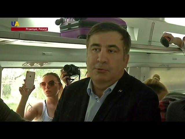 Exclusive With Sébastien Gobert on the Saakashvili Bus, Polish-Ukraine Border