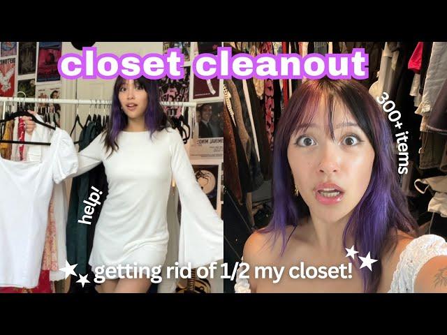 HUGE CLOSET CLEANOUT  decluttering, organizing + inspiring transformation *help!*