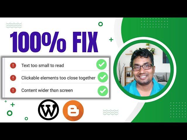 Fix Text Too Small To Read | Clickable Elements Too Close Together/Google Search Console Tutorial