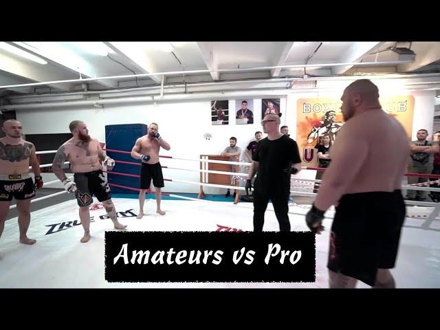 3 Amateurs Challenge 1 Professional In Hilarious MMA Match