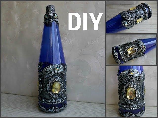 Homemade bottle decor