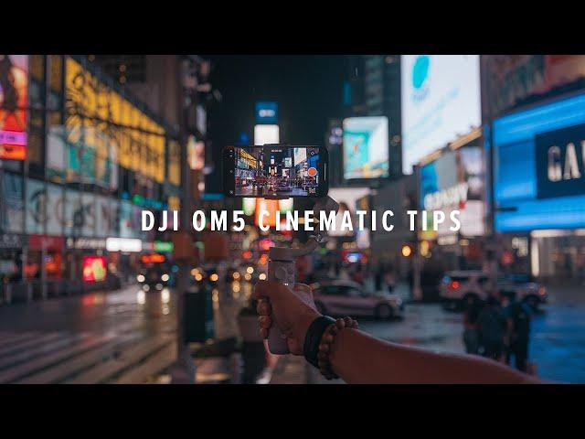 DJI OM 5 Tips in 90 seconds (Mobile Filmmaking)