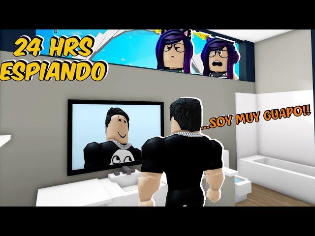 24 Horas Espiando al Mi Enamorado Toxico en Brookhaven | Kori Roblox