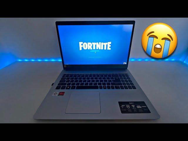 Playing Fortnite on a $250 Laptop (Horrible)