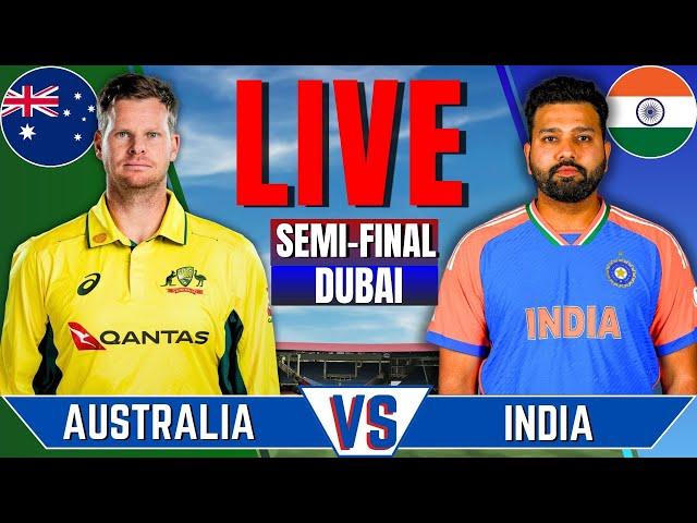 India vs Australia, Semifinal | Live Cricket Match | IND vs AUS | Champions Trophy | Analyse