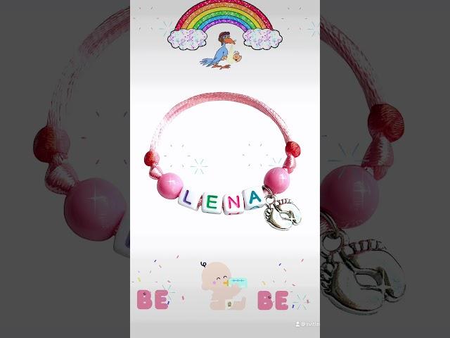 Bijou Bracelet personnalisable avec prénom texte Cadeau de grossesse naissance