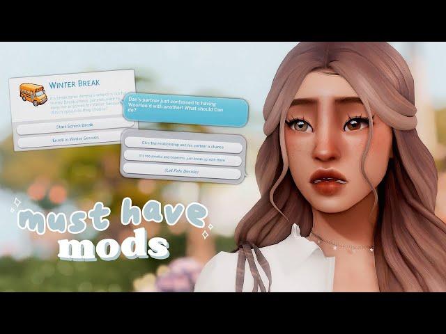 40+ must have sims 4 mods that add realistic & fun gameplay 