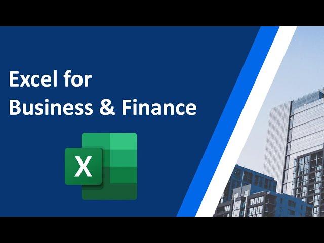 Advance Microsoft Excel Course 2024 | Personal Finance and Business Analysis