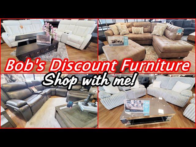 BOB'S DISCOUNT FURNITURE STORE SHOP WITH ME COUCHES SECTIONALS SOFAS RECLINERS