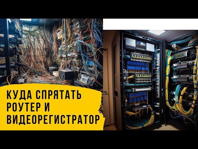 Куда убрать роутер и видеорегистратор. Топовый телекоммуникационный шкаф CABEUS WSC-8U.