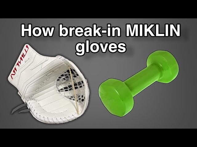 Как размять новую ловушку MIKLIN™/ How break-in MIKLIN™ gloves (with eng.subtitles).