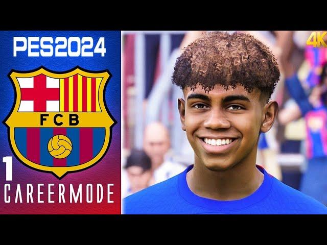 BARCELONA MODDED CAREER MODE #1 || THE FUTURE IS BRIGHT WITH LAMINE YAMAL AS WONDERKID