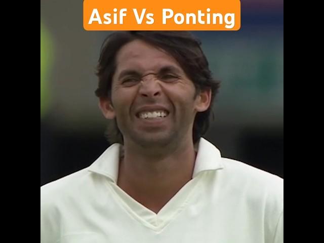 Mohammad Asif Sets Up Ricky Ponting With Magical Swing and Seam Bowling