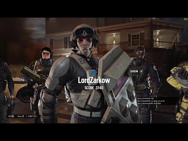 Blitz Elite uniform MVP animation (Tom Clancy's Rainbow Six Siege)