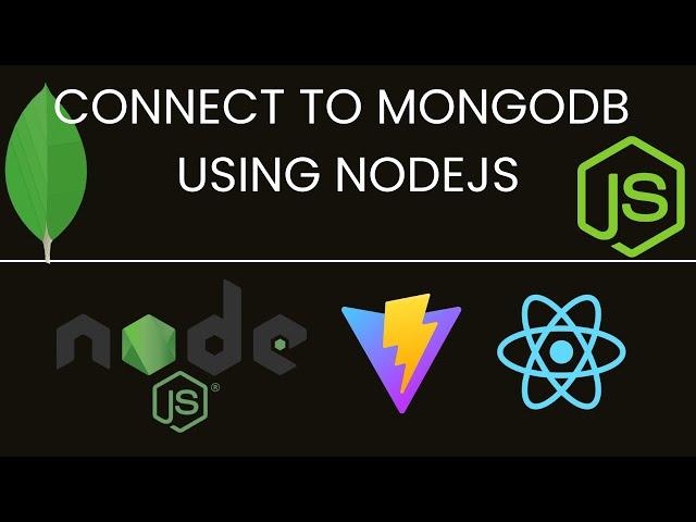 Connect Mongodb database using Node JS with express and mongoose for ReactJS App | Hands-on