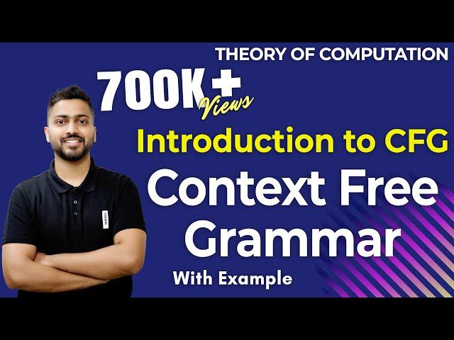 Lec-47: What is Context free grammar in TOC | Formal Definition