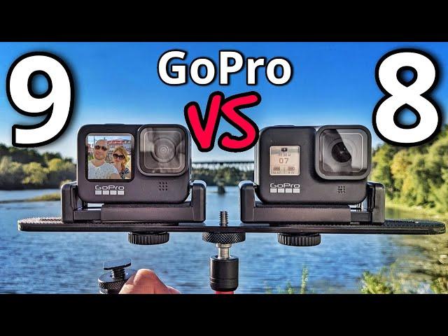 GoPro Hero 9 VS GoPro Hero 8 Camera Comparison!