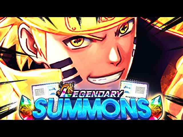 LEGENDARY! THE MOST INSANE FIRST 7 STAR SUMMONS IN HISTORY! | Naruto Ultimate Ninja Blazing