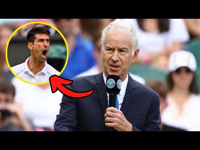 BOMB! JOHN MCENROE CRITICIZES CROWD THAT BOOED NOVAK DJOKOVIC! TENNIS NEWS TODAY