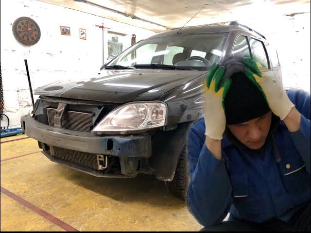 Лада Ларгус. Сложный ремонт или я рукожоп? Auto body repair Lada Largus