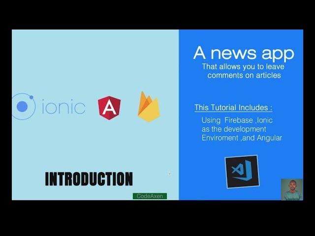 Ionic 4, angular and Firebase Tutorials