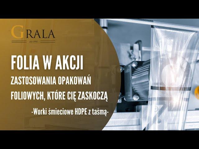 Folia w akcji: Worki na śmieci HDPE z taśma