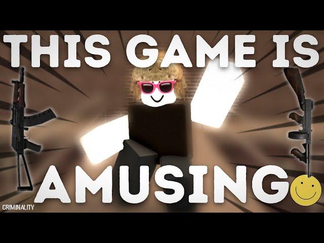 Crim Is A Very Amusing Game To Play | Roblox Criminality