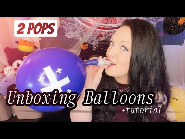 Unboxing New Balloons + ASMR tapping