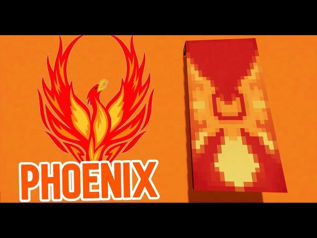 How to make a PHOENIX banner in Minecraft!