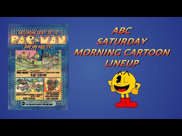 ABC Saturday Morning Cartoon Lineup | 1982