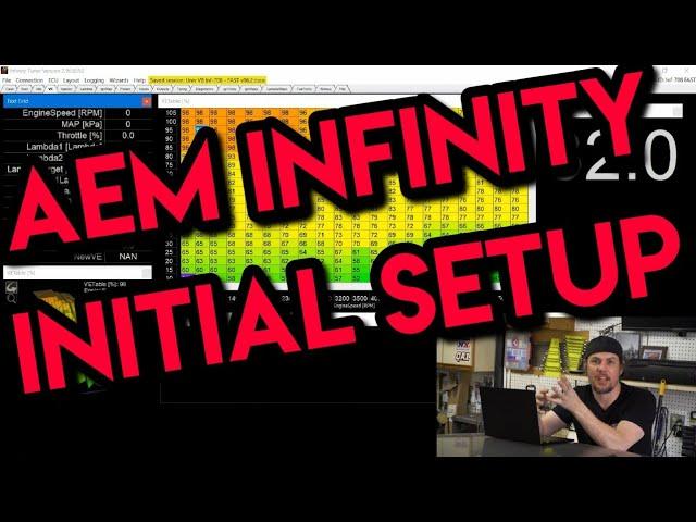 AEM Infinity ECU Initial Setup For First Start, Building A Tune File