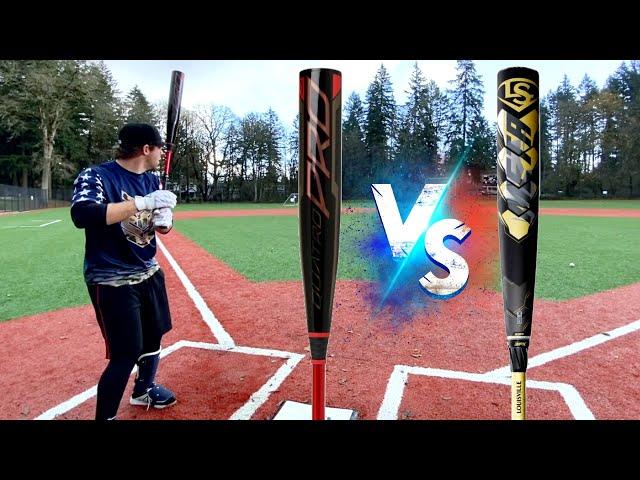 Rawlings QUATRO PRO vs Louisville Slugger META  |  Composite BBCOR Bat Madness Rematch