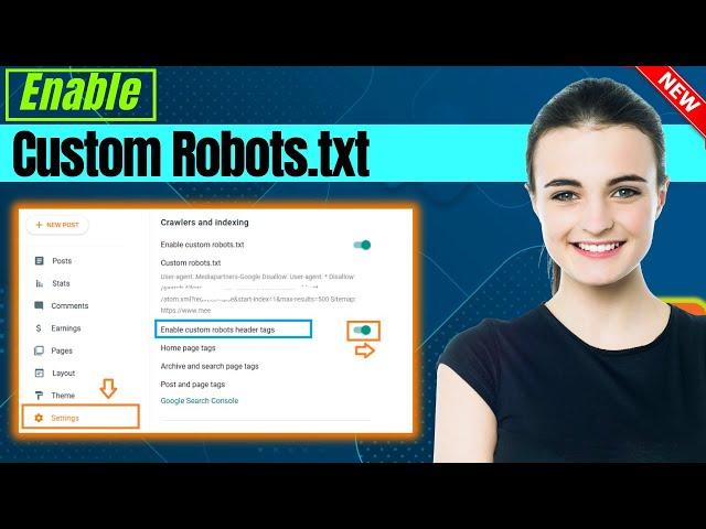 How to Enable Custom Robots.txt in Blogger 2025 | Full Guide