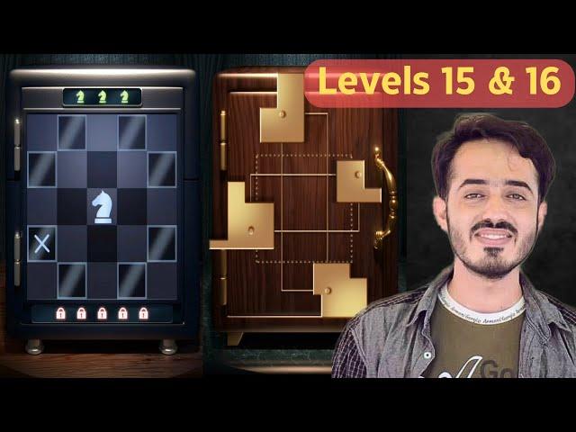 Open The Safe Puzzle Box Levels 15 And 16 | MBA101 GAMING.