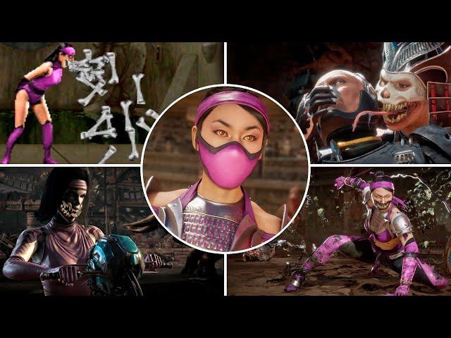 Mortal Kombat: Mileena - Todos os Fatalities | Babalities | Friendships e Finais (1993 - 2019)