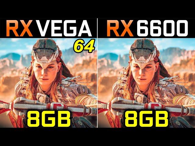 RX Vega 64 Vs. RX 6600 | 1080p and 1440p | New Games Benchmarks