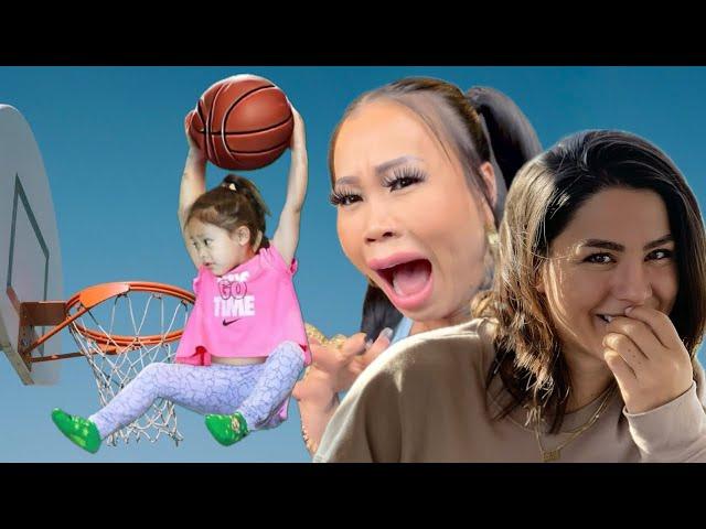 3 YEAR OLD BASKETBALL PRODIGY!? + SPECIAL ANNOUCEMENT w/ Megan Batoon! + Mimi Got a BIG OLE HEAD