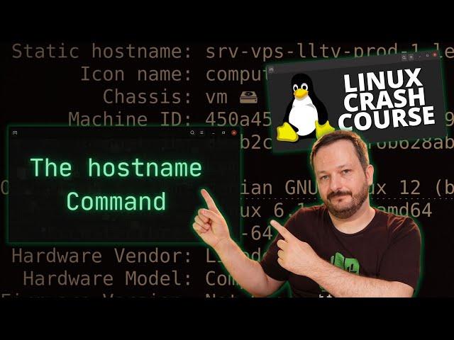 How to use the hostname command (Linux Crash Course Series)