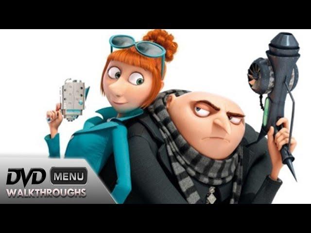 Despicable Me 1+2 (2010, 2013) DvD Menu Walkthrough