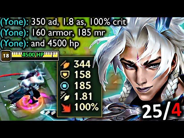 THIS YONE BUILD SHOULD BE ILLEGAL (INSANE STATS)