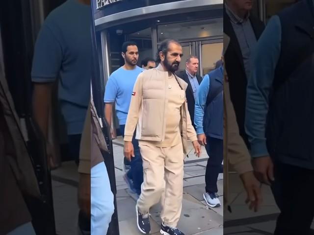 Sheikh Mohammed Bin Rashid Al Maktoum Dubai King Simplicity In London #fazza #faz3 #shorts #king