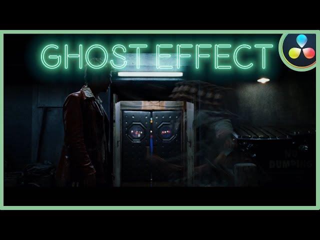 How To Make The Ghost Effect | DaVinci Resolve 17 |