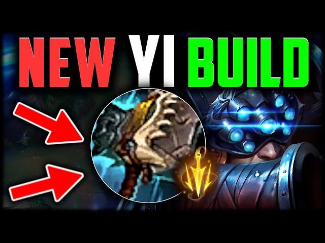 NEW YI BUILD IS OVERTAKING (Best Build/Runes) How to Play Master Yi & Carry Low Elo S14