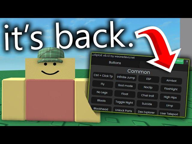 Roblox JJSploit New Exploit Is Back After Three Years. (Showcase)