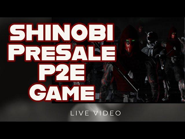 Shinobi Verse Play 2 Earn NFT Game & PreSale Tomorrow