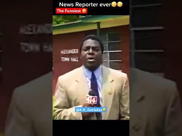 Black News Reporter forgets his lines (classic)#shortvideo #funny #ytshort #shorts